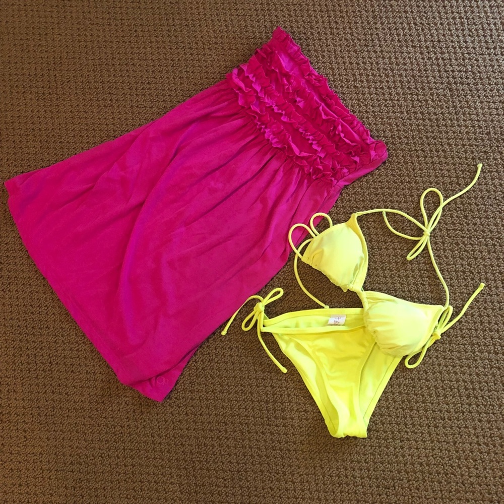 Beach Cover Up + Bikini